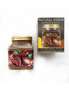 Скраб для тела и лица Wokali Coffee face and body scrub кофе 500 ml