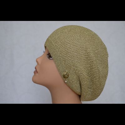 Светло - желтый берет весна - лето - осень Италия Vizio SA 7 B