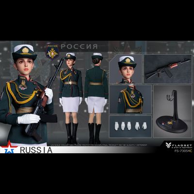 ПРЕДЗАКАЗ - Курсантка военного университета ВС РФ - Коллекционная ФИГУРКА 1/6 Russian female soldiers Aerospace Forces (FS-73054C) - FLAGSET ?ЦЕНА: 18900 РУБ.?