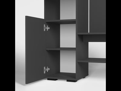 Прихожая Мия ПР-03 графит/графит 1000*2000* 376 мм