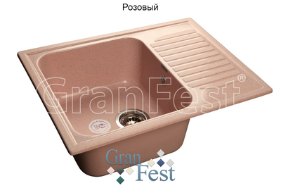 Керамическая мойка Granfest Гранфест GF-S645L реверсивная 1 секционная мойка
