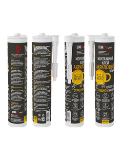 Клей монтажный акриловый StarMount AK-125