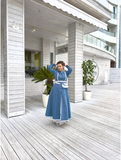 Платье  "Адмиральское" из крапивы