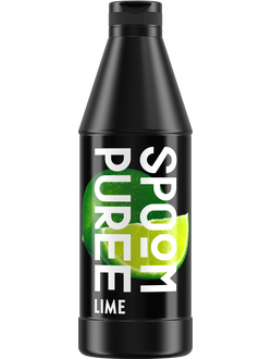 Натуральный концентрат SPOOM PUREE Лайм, 1 кг (основа для приготовления напитков и десертов)