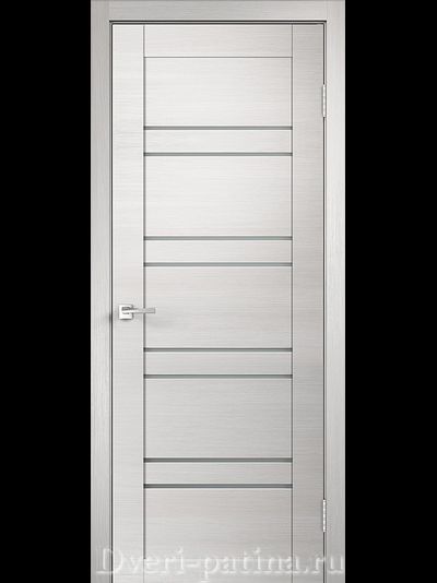 Дверь экошпон Linea 8 белый дуб