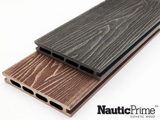 Террасная доска из ДПК Nautic Prime (Light) Esthetic Wood Венге