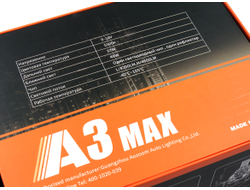 Билед модули Aozoom A3 Max 2025 3.0 дюйма, 5500К, 12V, 49W/57W, крепление 3R и съемное гаечное (комплект, 2шт)