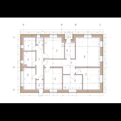 Одноэтажный дом с тремя спальнями 154.68 м² (S77)