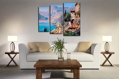 Модульная картина "Горный народ"