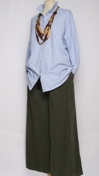 РУБАШКА "КЛАССИКА" голубая р.48-52