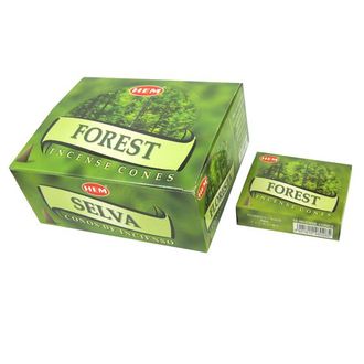 HEM конусные благовония Forest ЛЕС блок 12 шт