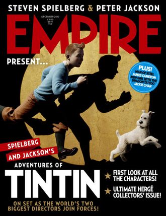 EMPIRE Magazine December 2010 Tintin Cover, Иностранные журналы о кино в России, Intpressshop