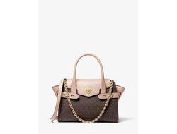 Сумка Michael Kors Shoulder коричнево-розовая