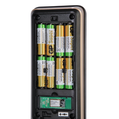 Умный дверной замок с ручкой Solity GP-6000BAK Champagne Gold, Face-ID