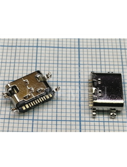 Разъем зарядки № 65 Type-C 12pin Digma Optima 10 X702, Digma CITI 13 X703,  Digma CITI 10 C302T, Digma CITI 10 C402T, Digma Optima 8 Z801