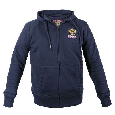 Толстовка РОССИЯ темно-синяя (р.XS) 155200