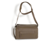 (АРТИКУЛ: 10062/1/2) СУМКА ЖЕНСКАЯ, НЕБОЛЬШАЯ, НАТУРАЛЬНАЯ КОЖА, ТЕМНО-БЕЖЕВАЯ, С ПЛЕЧЕВЫМ РЕМНЕМ