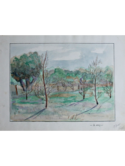 Рисунок акварель гуашь