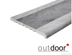 Ступень Outdoor МАССИВ Серая микс