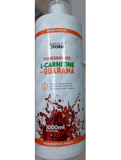 pomegranate L-CARNITINE+GUARANA(1000)мл HEALTH FORM