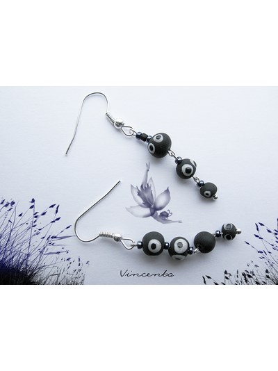 Аниме-серьги "Сажа по Миядзаки"