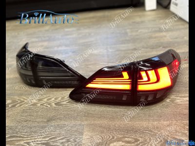 Стопы Lexus RX 2009-2015 черные с анимацией