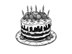 Варианты оформления торта