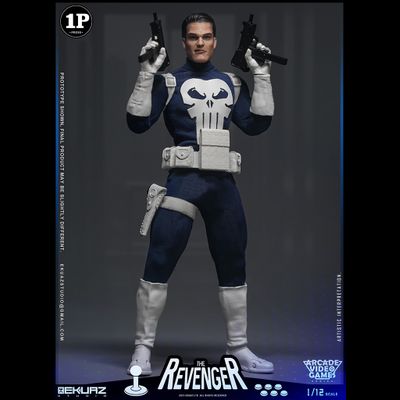 Каратель (The Punisher Arcade 1993) - КОЛЛЕКЦИОННАЯ ФИГУРКА 1/12 THE REVENGER ARCADE VIDEO GAMES SERIES (EKS06) - EKUAZ STUDIO
