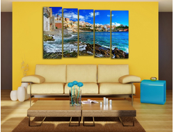 Модульная картина "Берега Родоса"