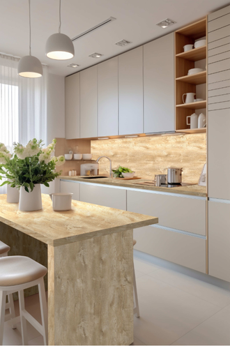 Столешница 3050x600x40 1U 2110 Карпатская Ель