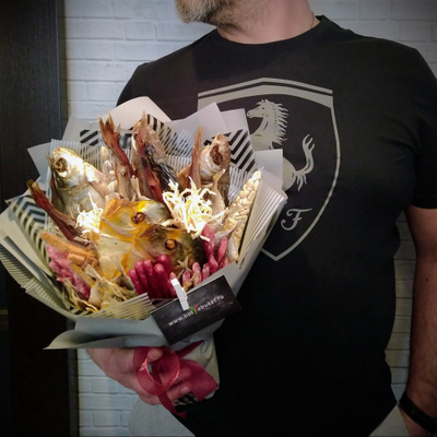 Букет из рыбы Ботвабукет