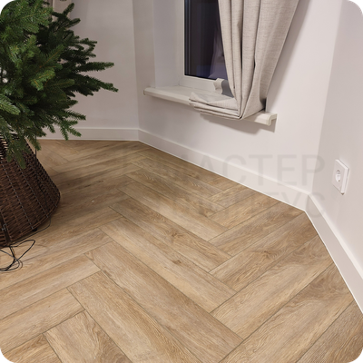 Плинтус ХДФ Dollken Cubu Flex Life 80мм Х 2,5 м 1013/5012 Белый