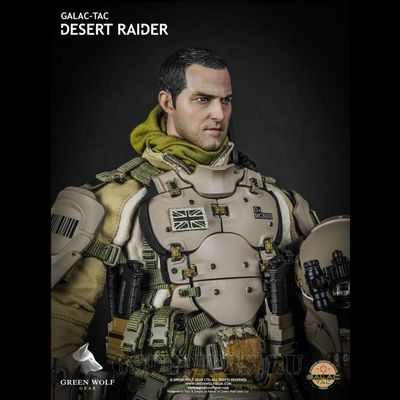 Коллекционная фигурка 1/6 Galac-Tac Desert Raider Scale action figure  - Green Wolf Gear