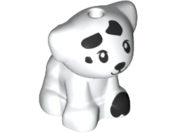Dog, Friends, Puppy, Standing, Small with Black Paw and Spots Pattern Elliot, White (69901pb02 / 6332010)