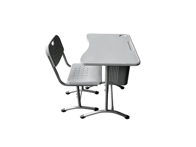 Стол ученический регулируемый, одноместный, с пластиковой столешницей