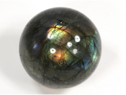 Шар Лабрадорит, Мадагаскар (40 мм, 85 г) №35338
