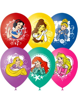 Шар Принцессы Дисней цветной