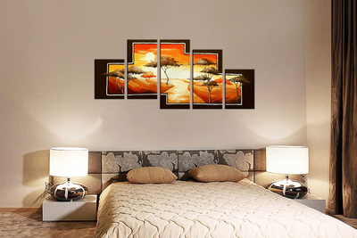 Модульная картина "Дорога к солнцу"