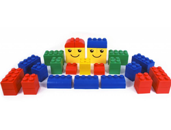 Конструктор из крупных мягких блоков WISE (42 детали)