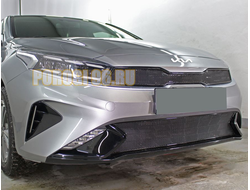 Защита радиатора KIA Cerato 2021- black низ PREMIUM