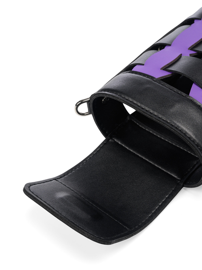 Мини-сумка 118	Черный Пурпурный