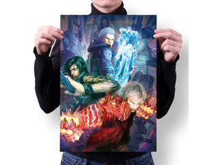 Купить плакат Dmc, Devil May Cry, Девил Май Край №2 в интернет магазине ...