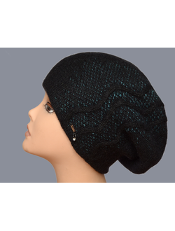 Вязаный берет Италия Vizio 5848 фото итальянских головных уборов