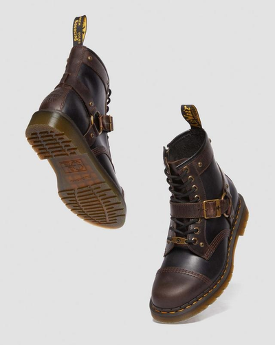 Ботинки Dr Martens 1460 WB Mad Max Black Brown