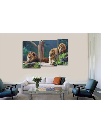 Модульная картина "Внимательные взгляды"