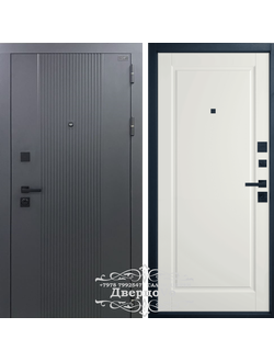 ВФД (VFD) ВЛАДИМИРСКАЯ ФАБРИКА ДВЕРЕЙ/ BALANCE Twin. GLANTA/ ЭКОШПОН Sharkskin - Midwhite/ ТОЛЩИНА 112 мм/ ТРИ КОНТУРА/ МИНЕРАЛЬНАЯ ПЛИТА