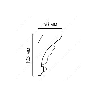 Карниз орнаментальный SK11