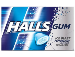 Жевательная резинка Halls Мята(Peppermint) 18гр (16)*15