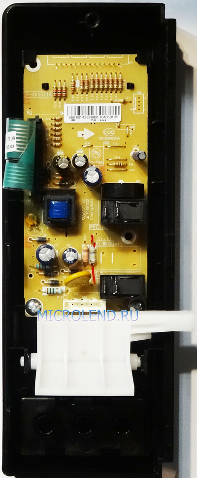 блок управления электронный в сборе СВЧ печи LG MS2043DAR
