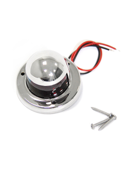 Огонь комбинированный cветодиодный 61х44 мм, нержавеющая сталь